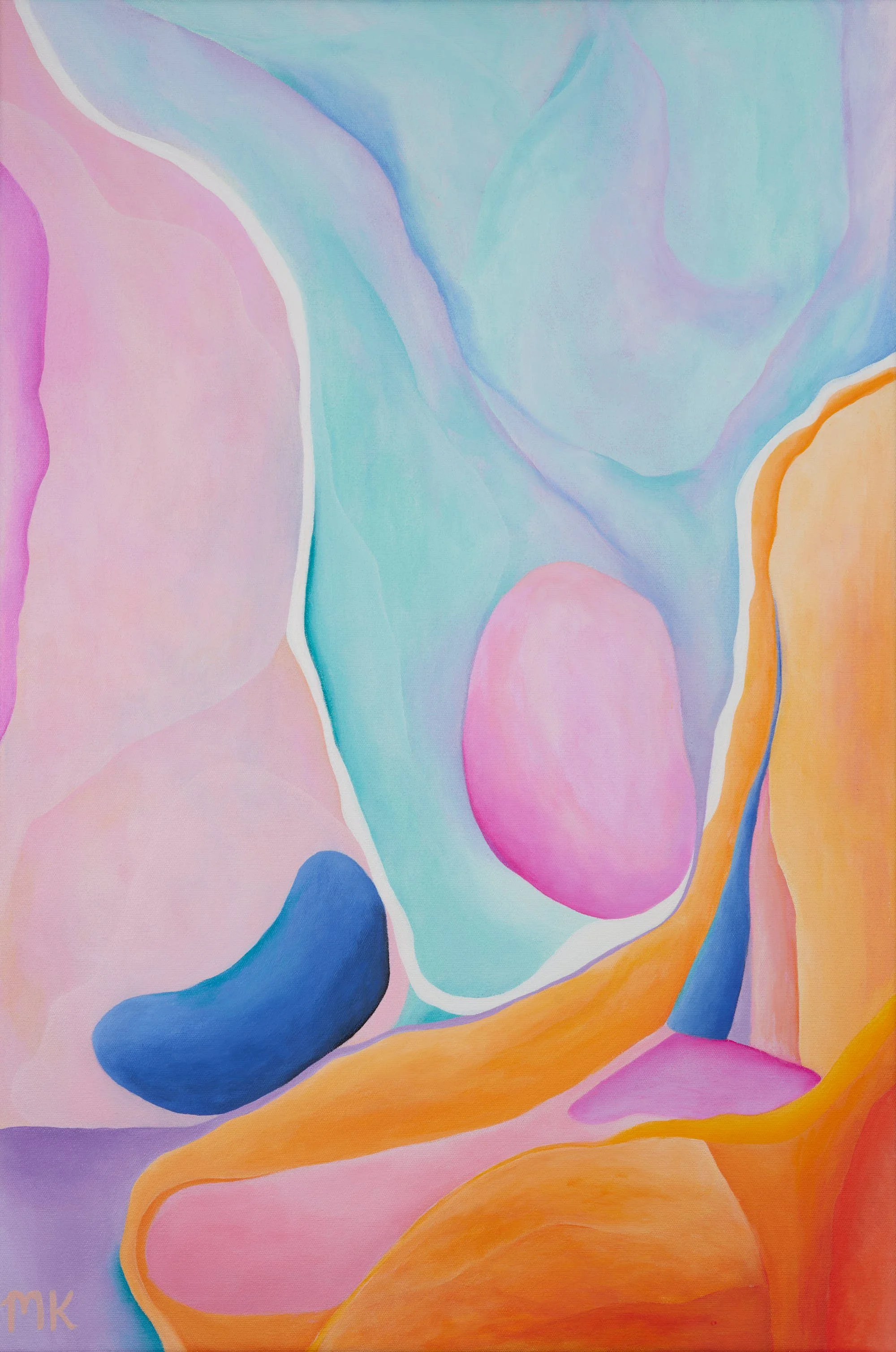 Your Heart is the Way Through - Original framed artwork by